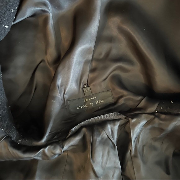 Rag and bone black coat - Picture 5 of 10